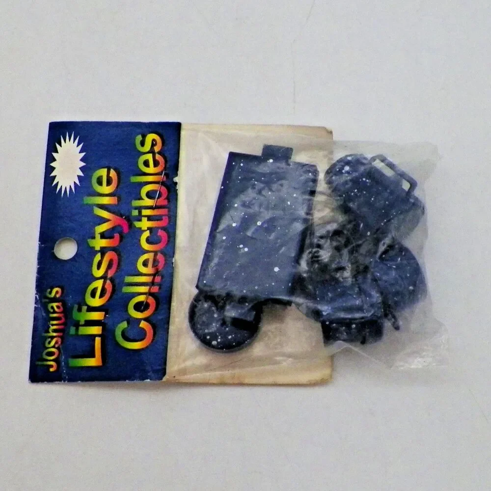 Joshuas Blue Enamelware Pots & Pans Spatterware Miniature Dollhouse
